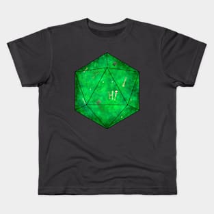 Gelatinous Cube D20 says Hi Kids T-Shirt